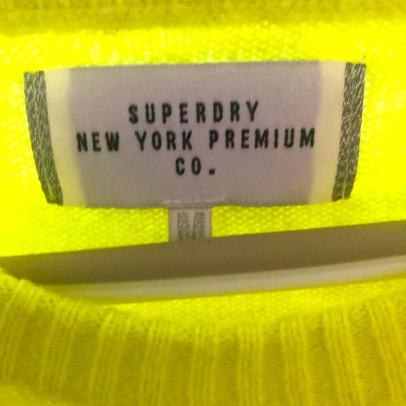 SOLD💛Neon Yellow Mohair Sweater💛 - Picture 5 of 6